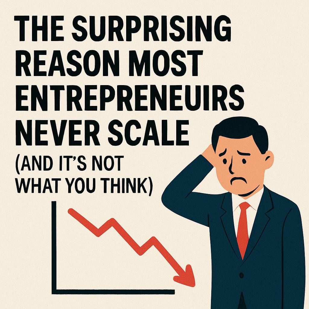 The Surprising Reason Most Entrepreneurs Never Scale (And It’s Not What You Think)