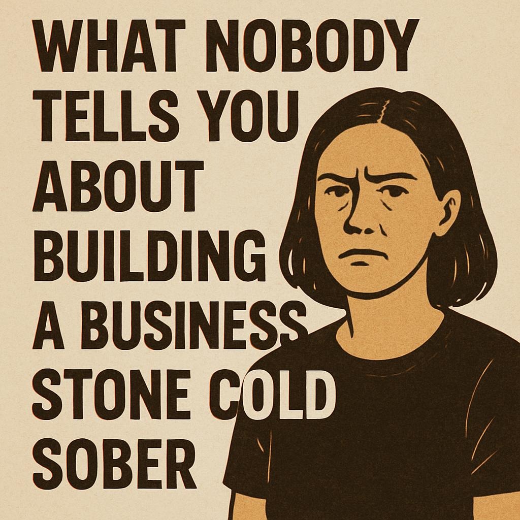What Nobody Tells You About Building a Business Stone Cold Sober