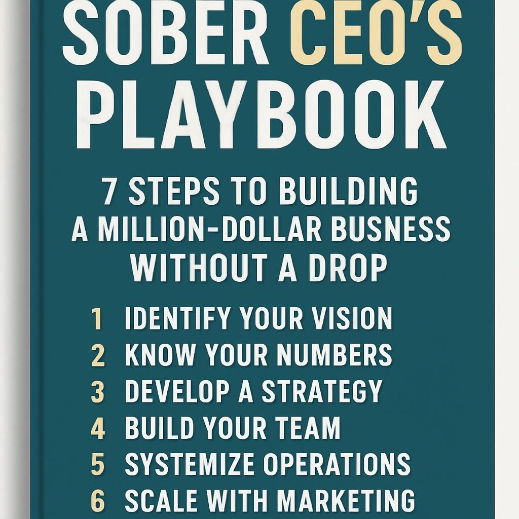 The Sober CEO’s Playbook: 7 Steps to Building a Million-Dollar Business Without a Drop