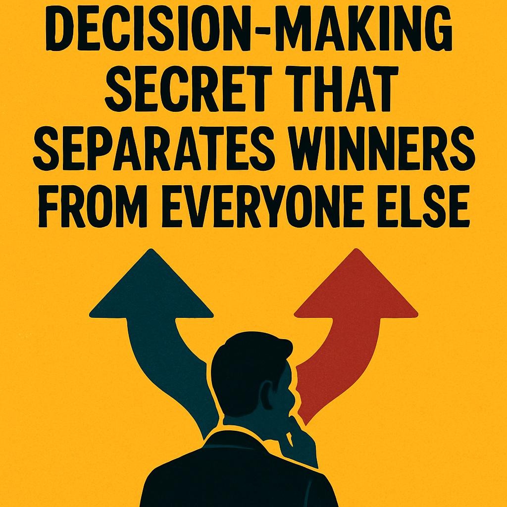 The Decision-Making Secret That Separates Winners from Everyone Else
