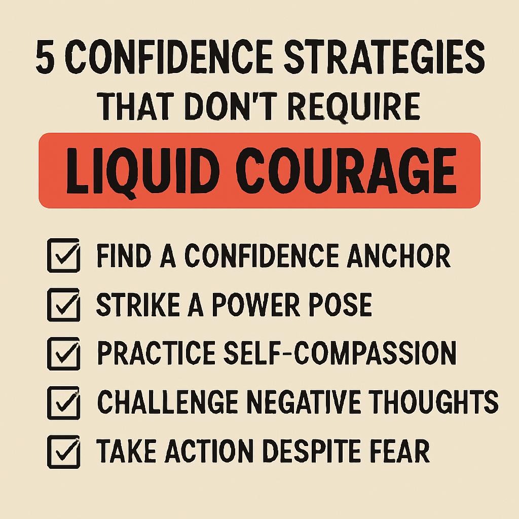 5 Confidence Strategies That Don’t Require Liquid Courage